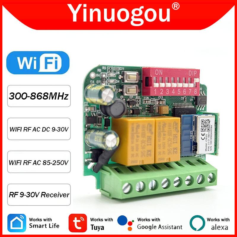 Rf 433Mhz Module - Universal Tuya WiFi Switch Garage Door