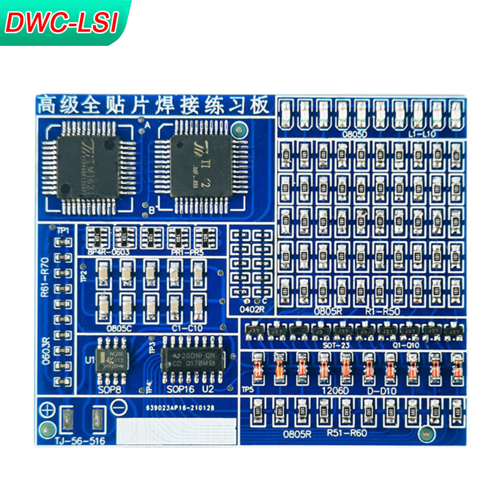 Diy Electronics Project Kit - SMD/SMT Components Soldering Practice Board Electronic