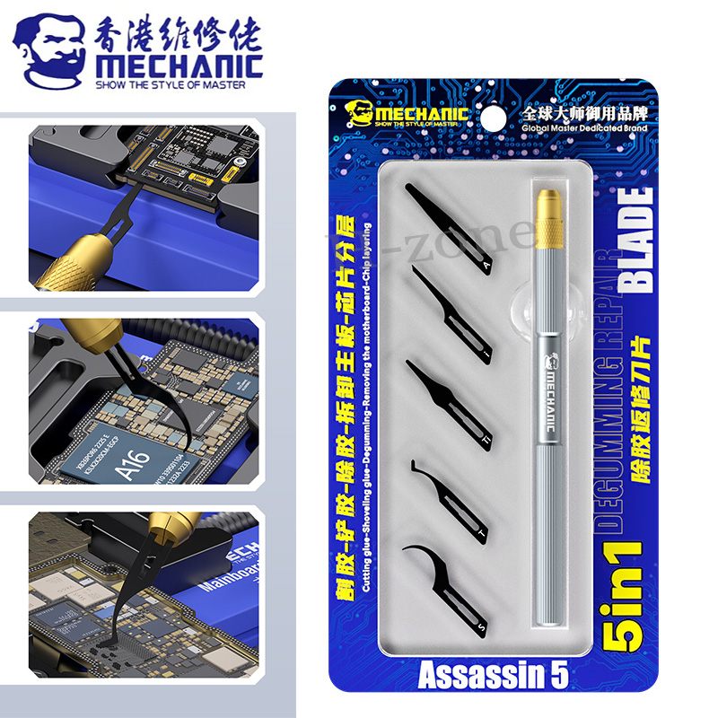 Ic Chip Puller - MECHANIC Assasin 5 Blade Set BGA