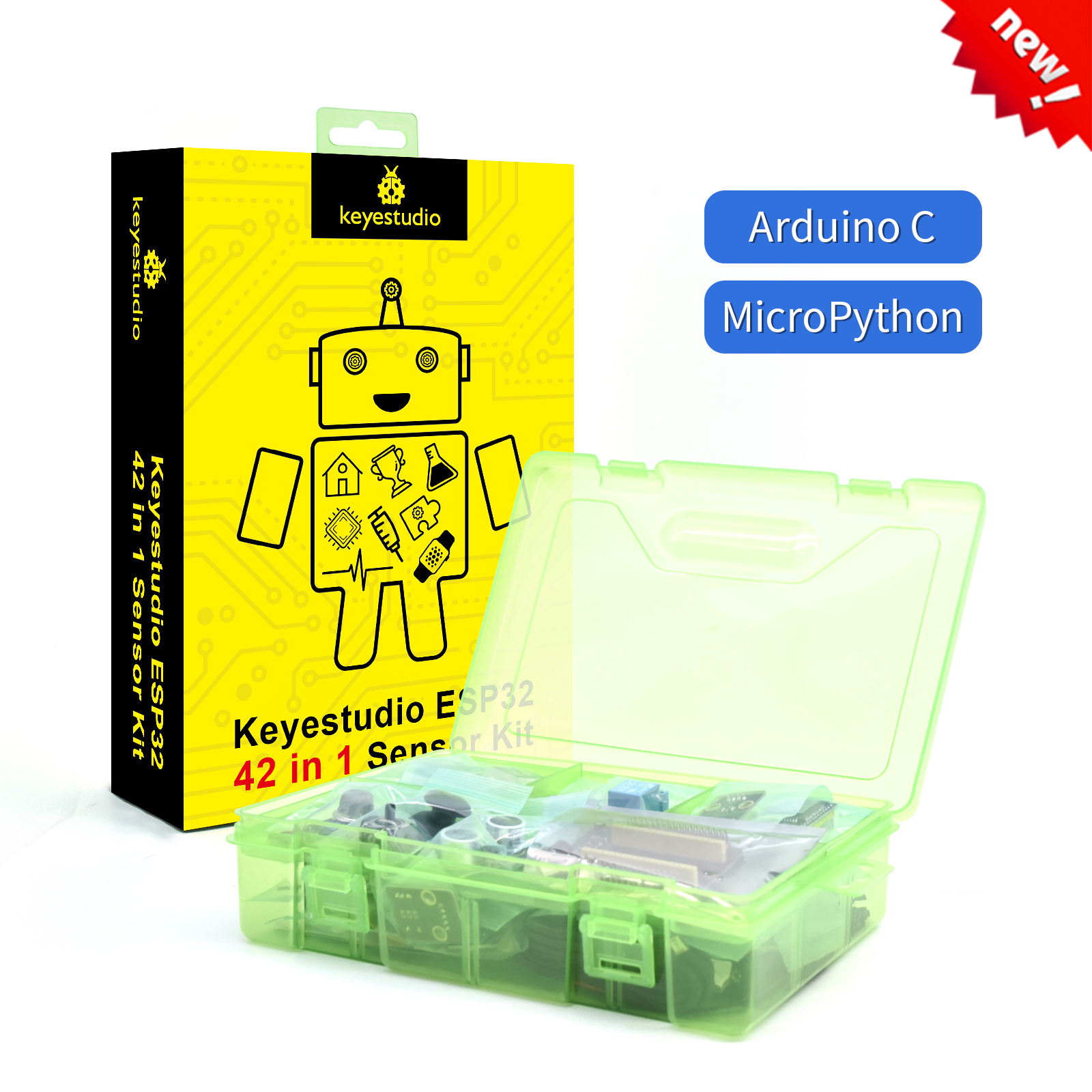 Kidsbits 42 in1 ESP32 Sensor M - đánh giá và giá Diy Electronics Kits For Adults