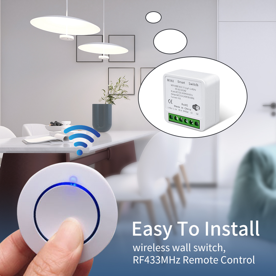 Tuya Smart Wifi Switch RF 433M - đánh giá và giá Rf 433Mhz Module