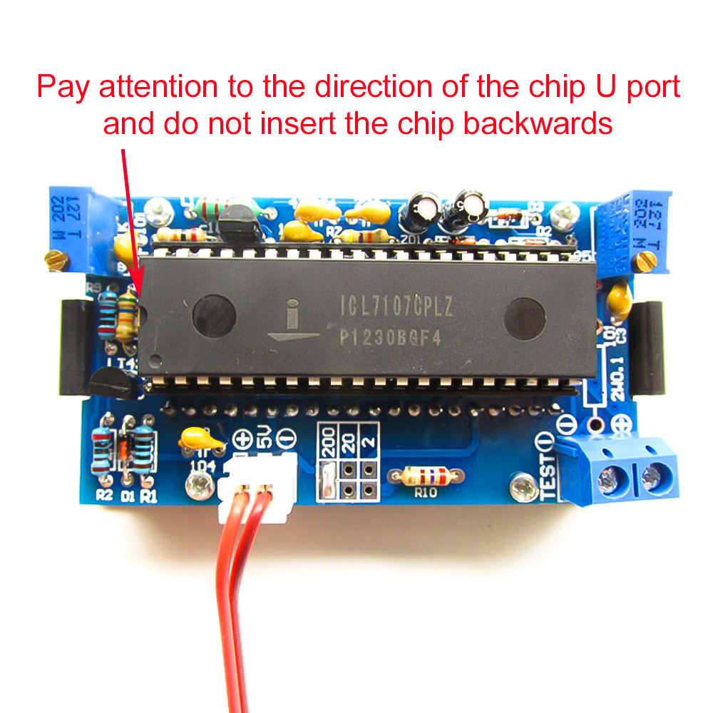 ICL7107 Voltmeter DIY Kit Part - đánh giá và giá Diy Electronics Project Kit