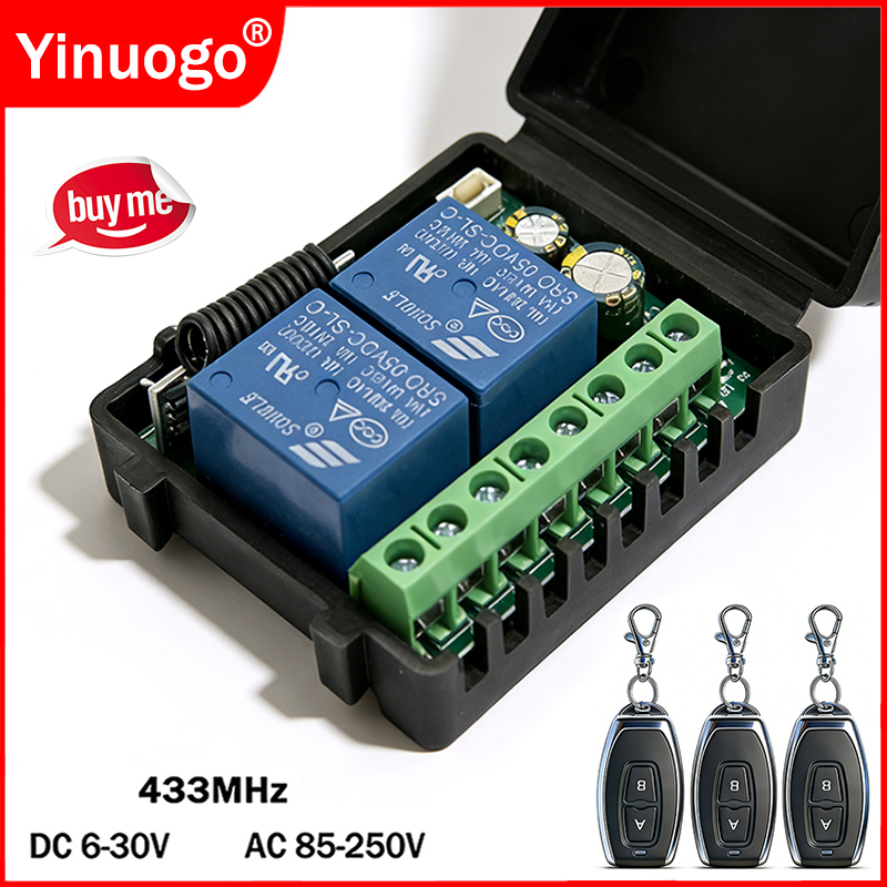 DC 9V 12V 24V AC 85-250V 2CH R - đánh giá và giá Rf 433Mhz Module