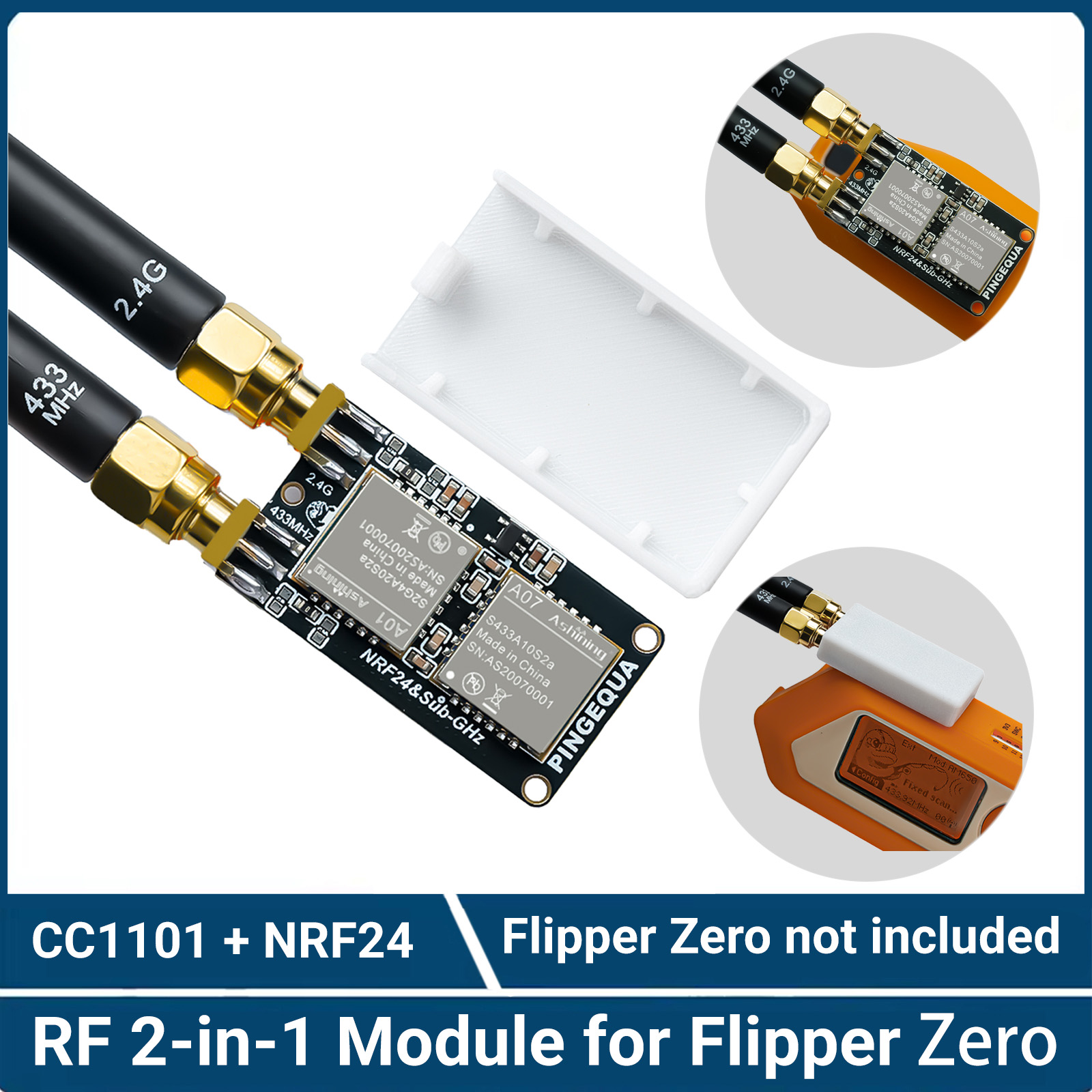 Flipper Zero RF Development Bo - đánh giá và giá Rf 433Mhz Module