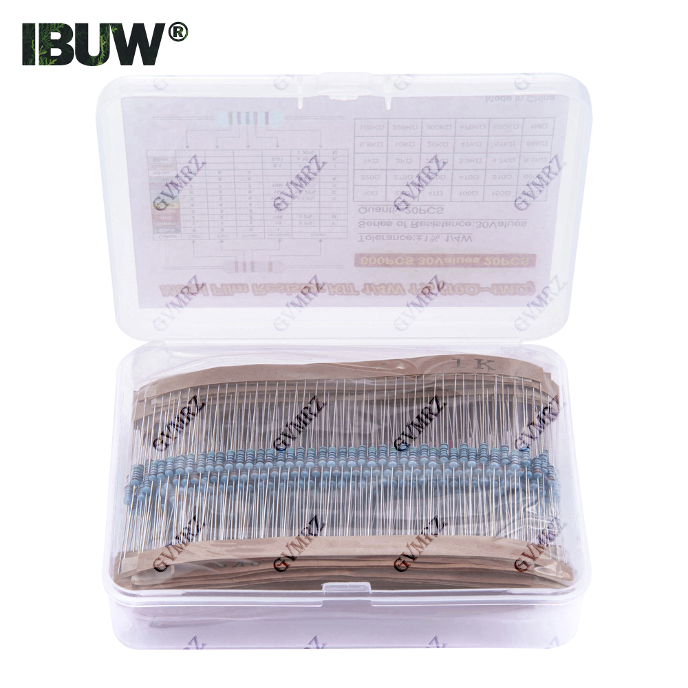 600PCS 30Values 1/4W Metal Fil - đánh giá và giá Diy Electronics Project Kit