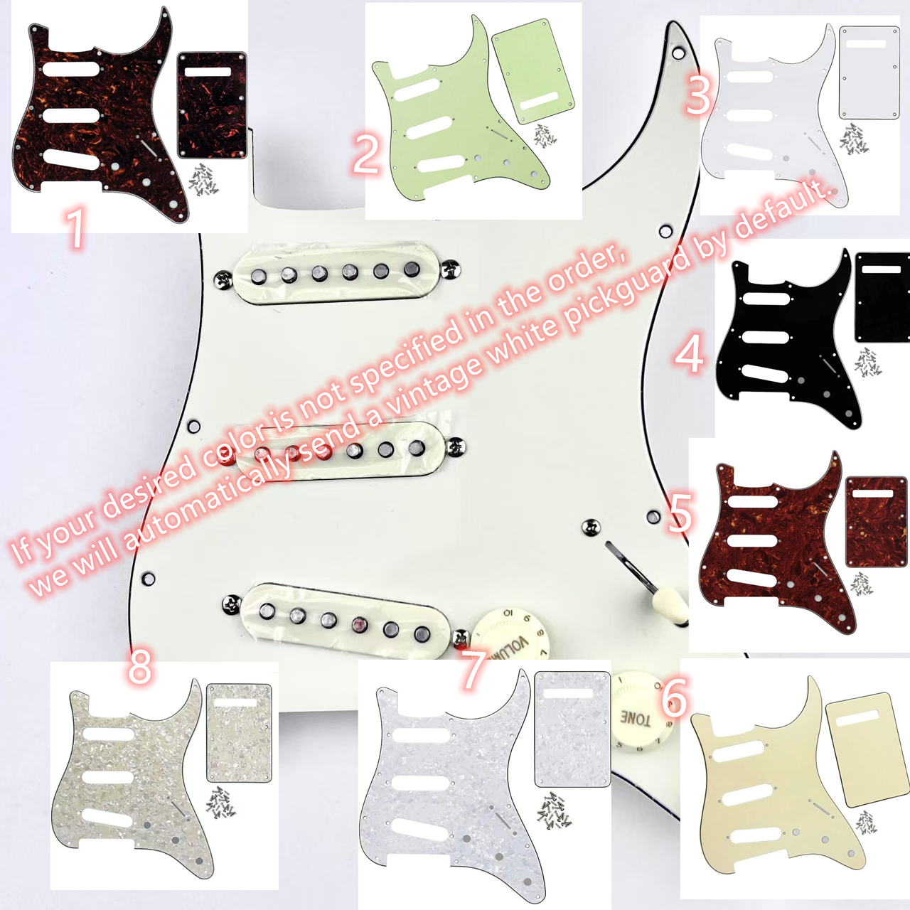 DIY Guitar ST Pickguard Kit SS - đánh giá và giá Diy Guitar Electronics Kit