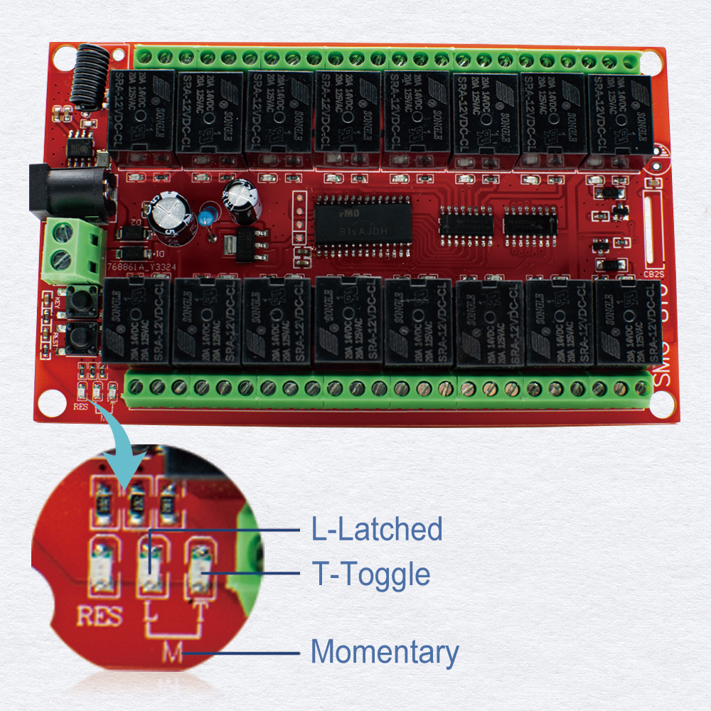 16CH 433MHz RF Wireless Remote - đánh giá và giá Rf 433Mhz Module