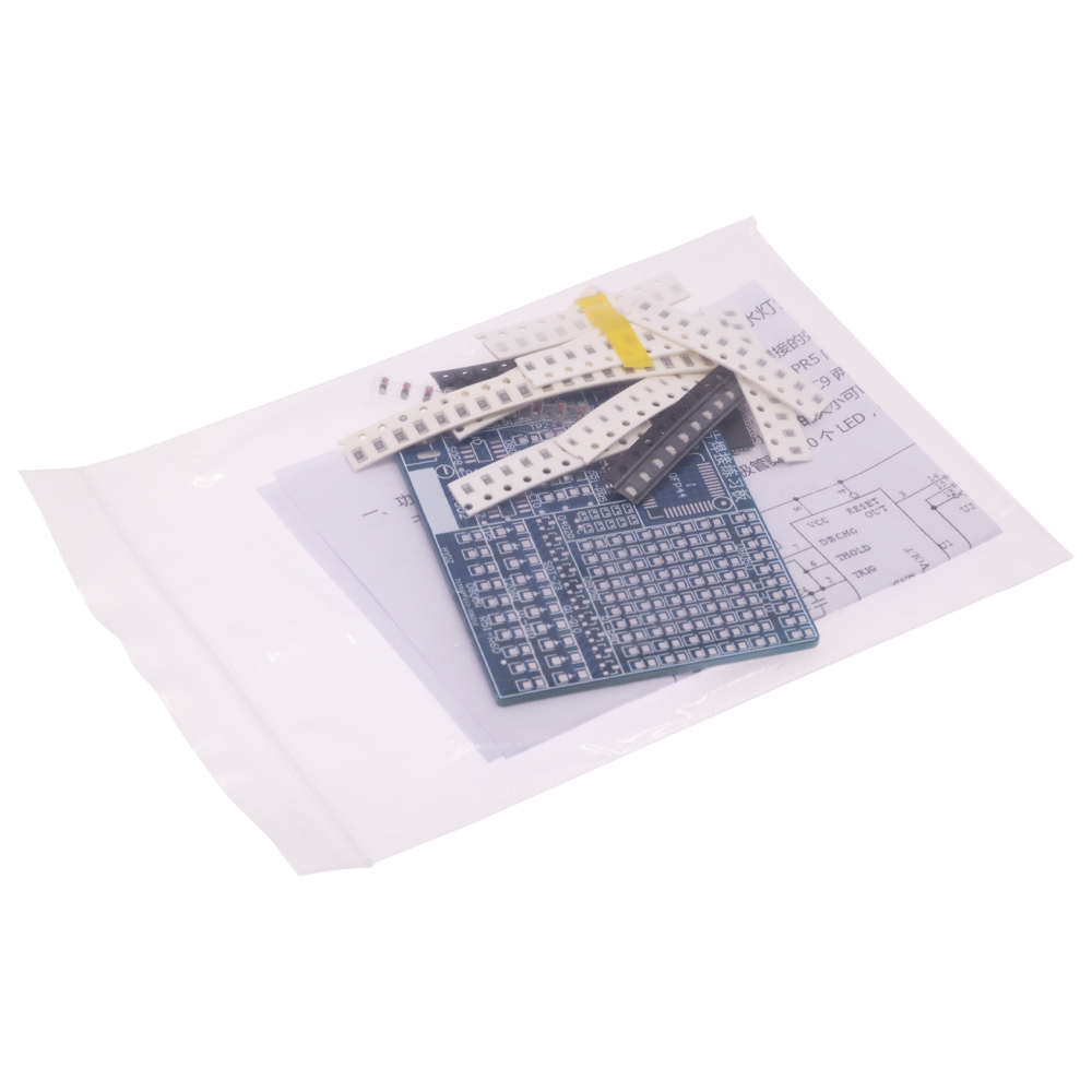 SMD NE555 CD4017 Rotating Flas - đánh giá và giá Diy Electronics Project Kit