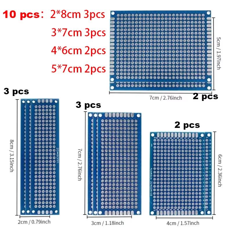 10pcs Universal Double Sided B - đánh giá và giá Diy Electronics Project Kit