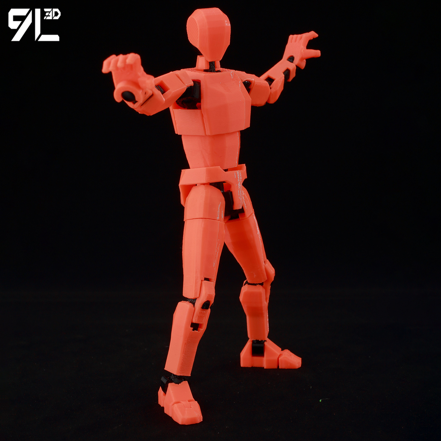 9L 3D Printed Articulated Dumm - đánh giá và giá Diy Robot Electronics Kit