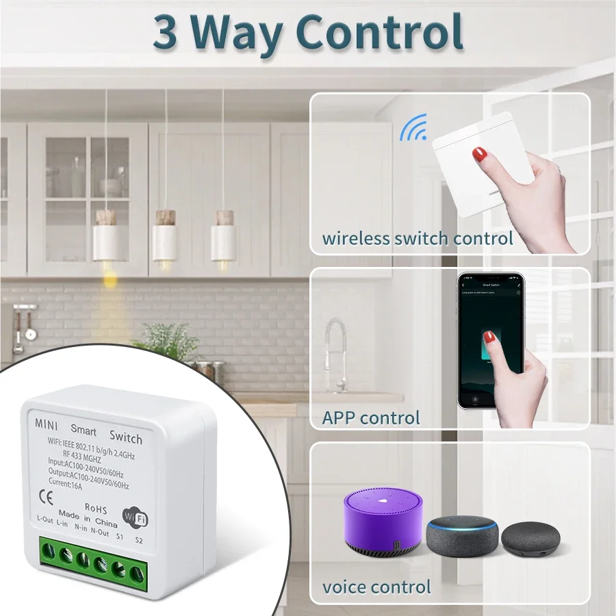 Wifi RF 433MHz Smart Switch Tu - đánh giá và giá Rf 433Mhz Module