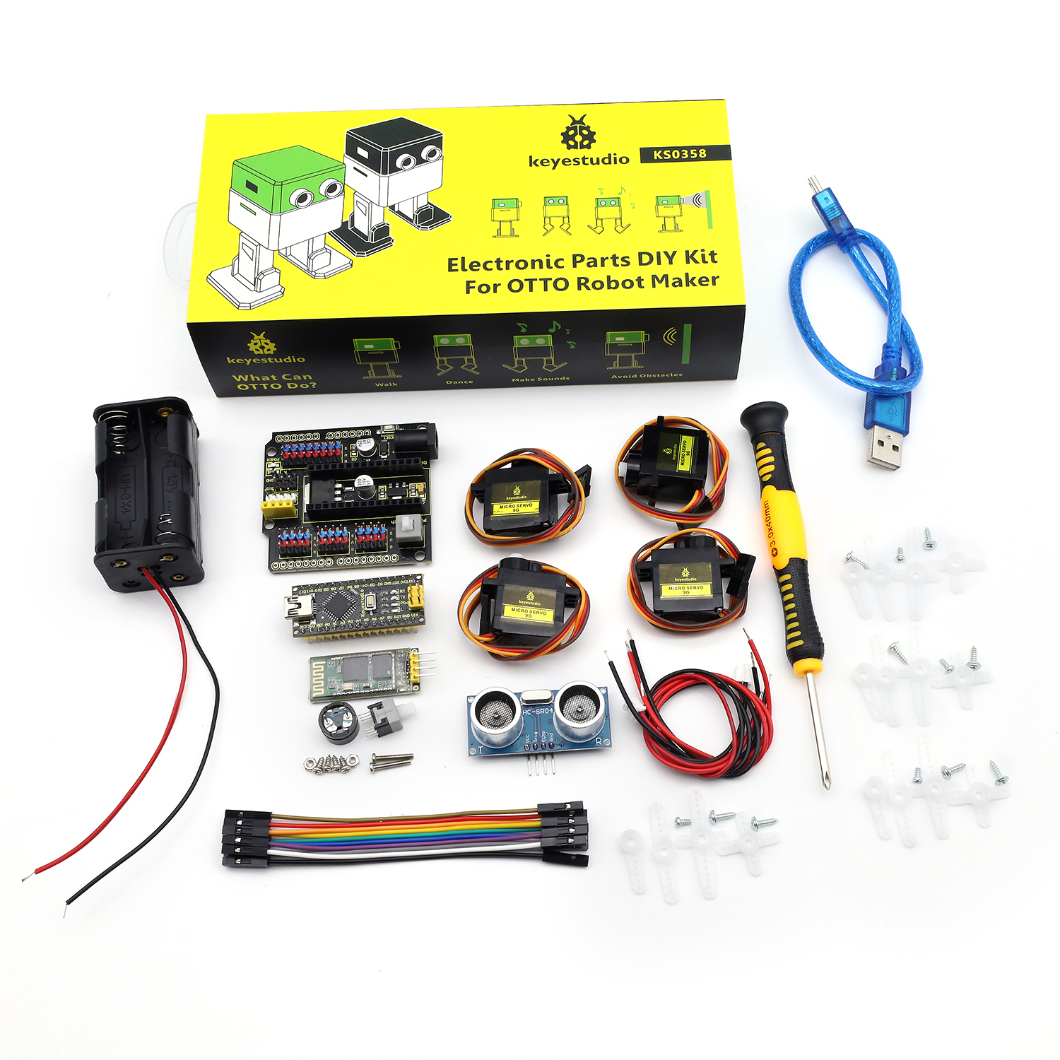 Keyestudio DIY Electronic Comp - đánh giá và giá Diy Robot Electronics Kit