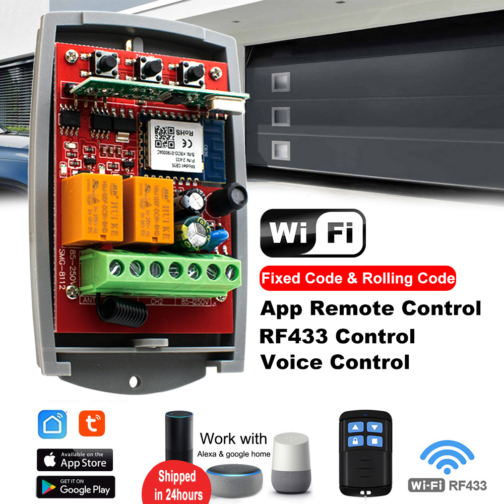Tuya Auto Gate Control Opener  - đánh giá và giá Rf 433Mhz Module