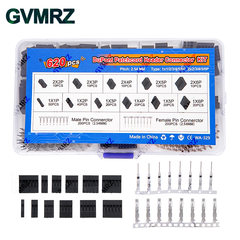 620PCS DuPont Header Connector - đánh giá và giá Diy Electronics Project Kit