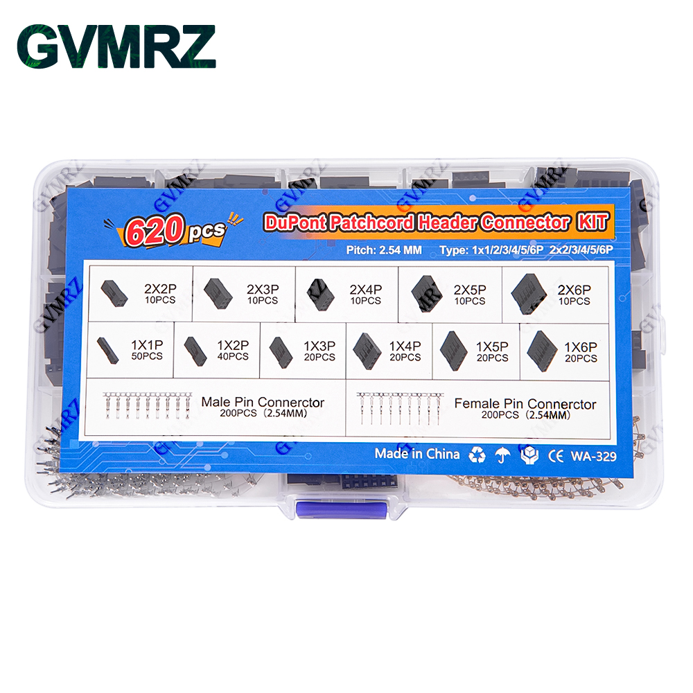 620PCS DuPont Header Connector - đánh giá và giá Diy Electronics Project Kit
