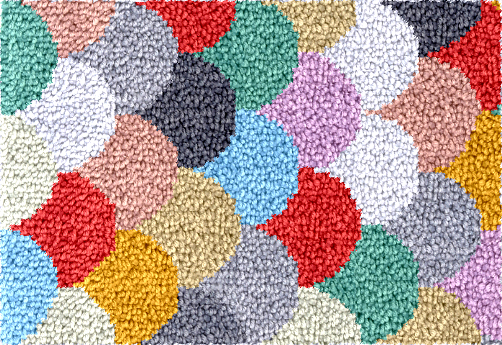 geometry Large latch hook rug  - đánh giá và giá Diy Electronics Kits For Adults