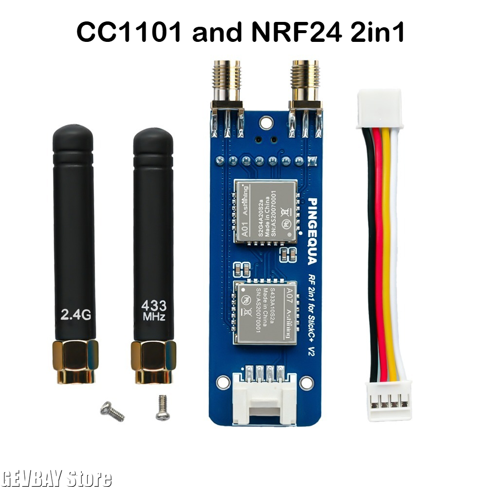 RF 2-in-1 Module for M5Stack S - đánh giá và giá Rf 433Mhz Module