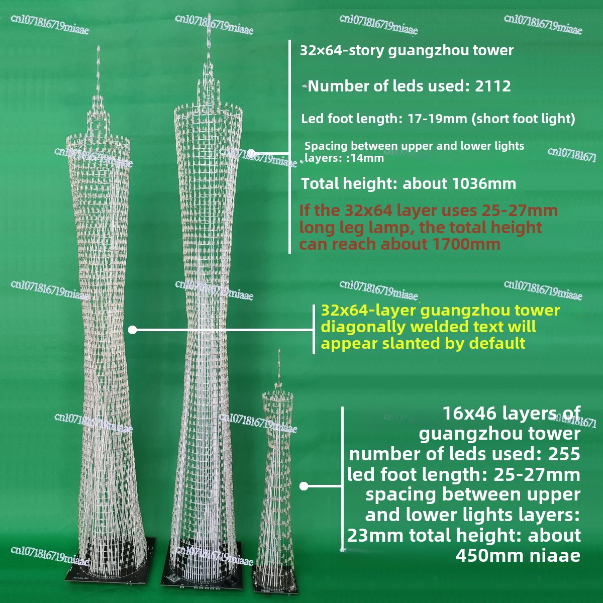 64-Floor Canton Tower DIY Kit  - đánh giá và giá Diy Electronics Project Kit