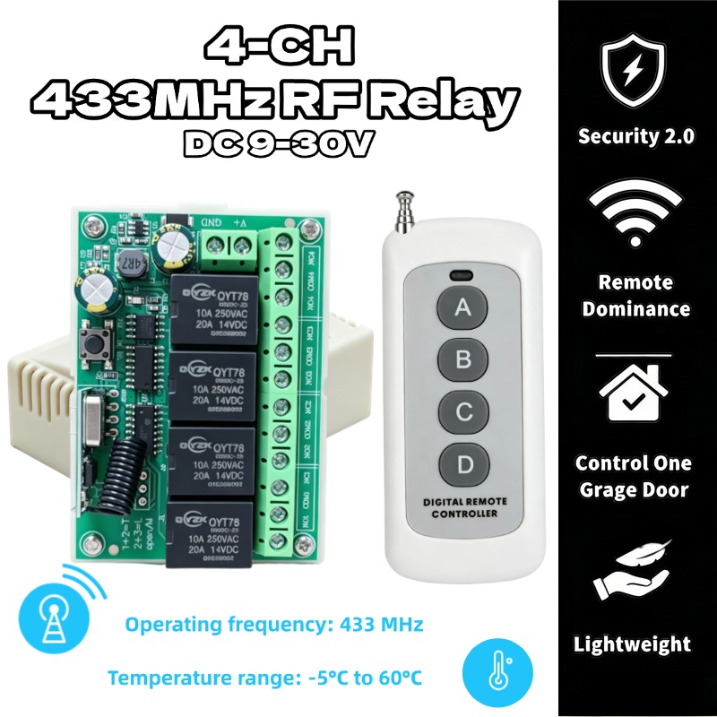 Universal Wireless Remote Cont - đánh giá và giá Rf 433Mhz Module