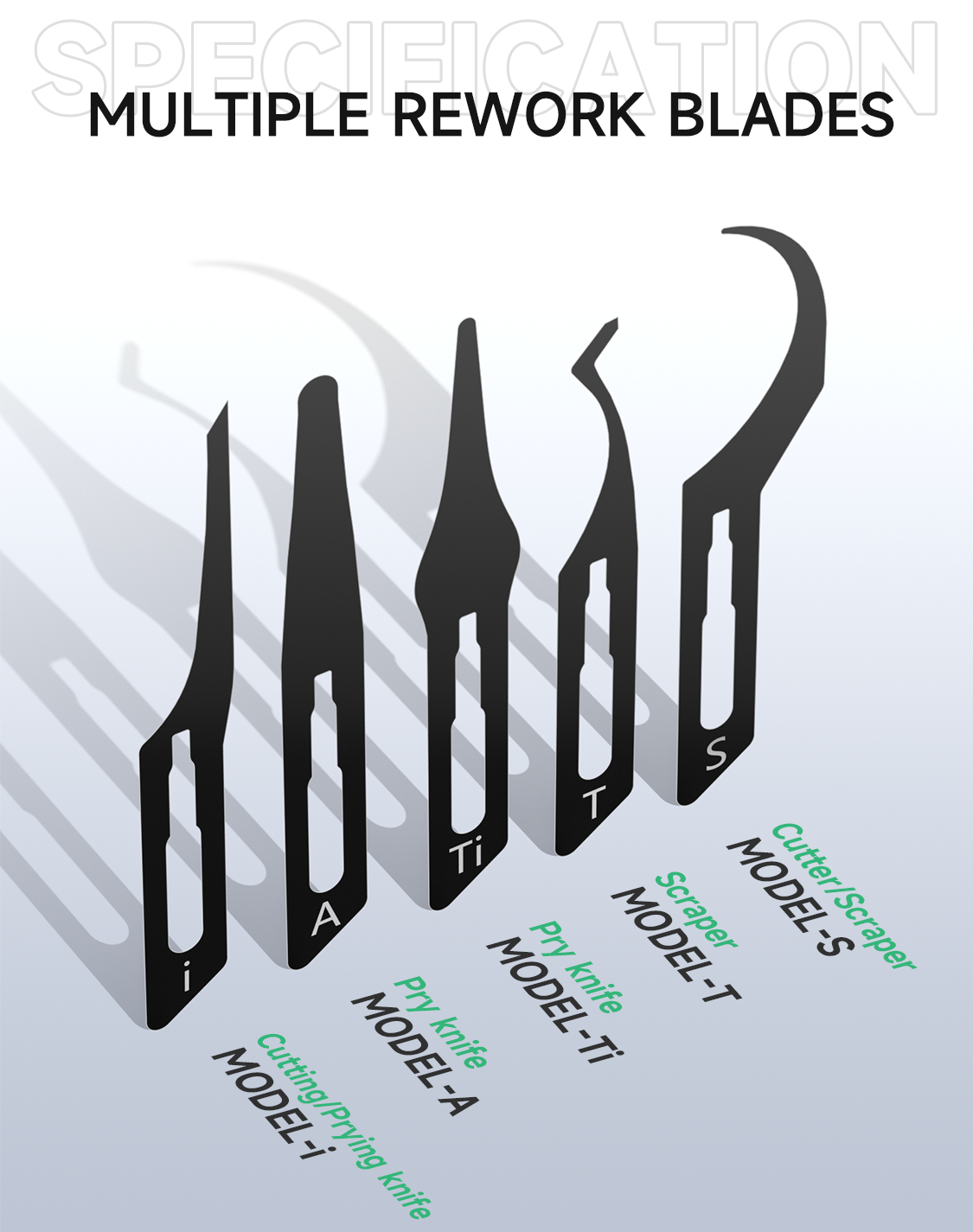 MECHANIC Assasin 5 Blade Set B - đánh giá và giá Ic Chip Puller